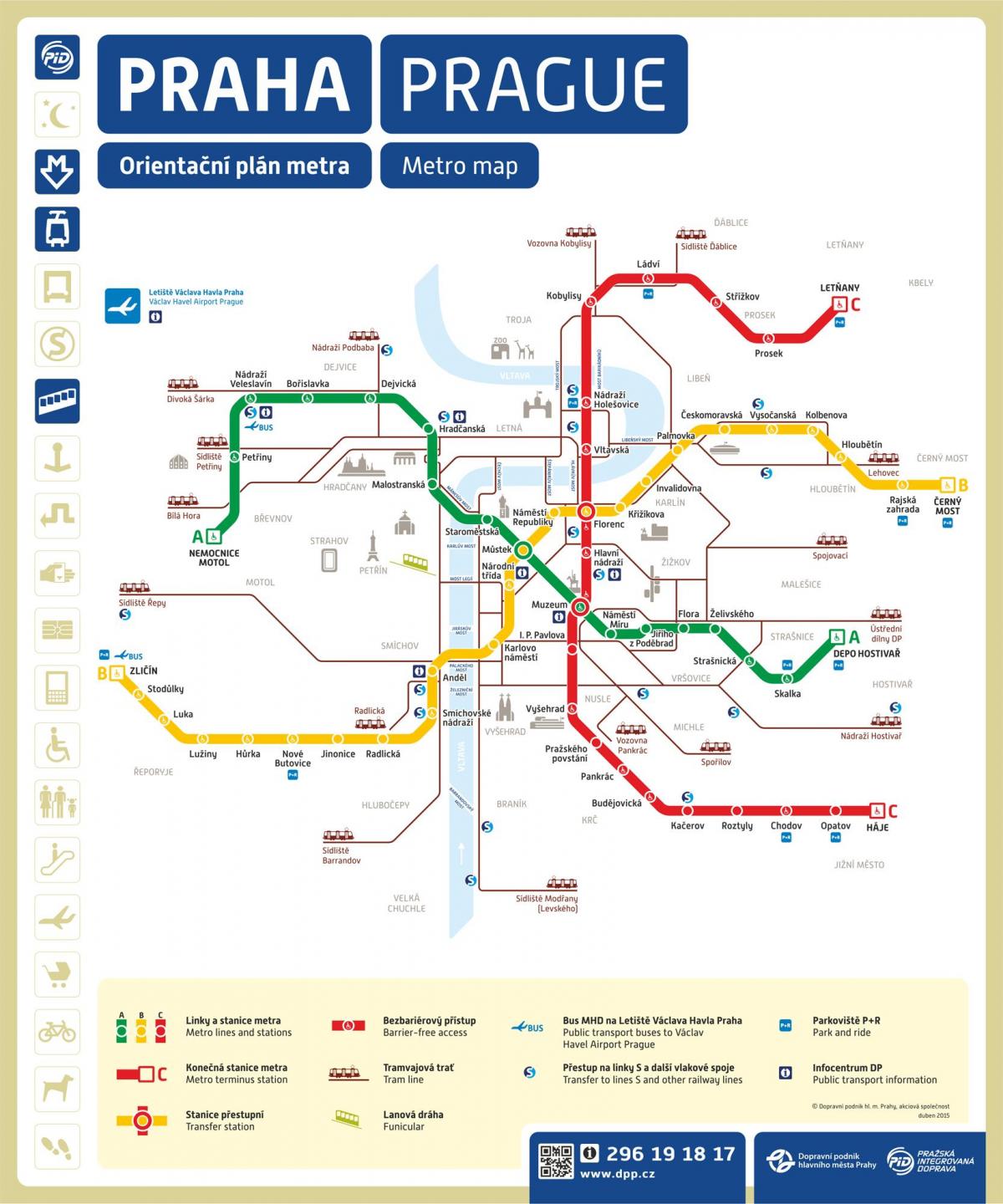 prag metro map