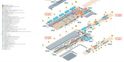 Map of prague airport terminal 2