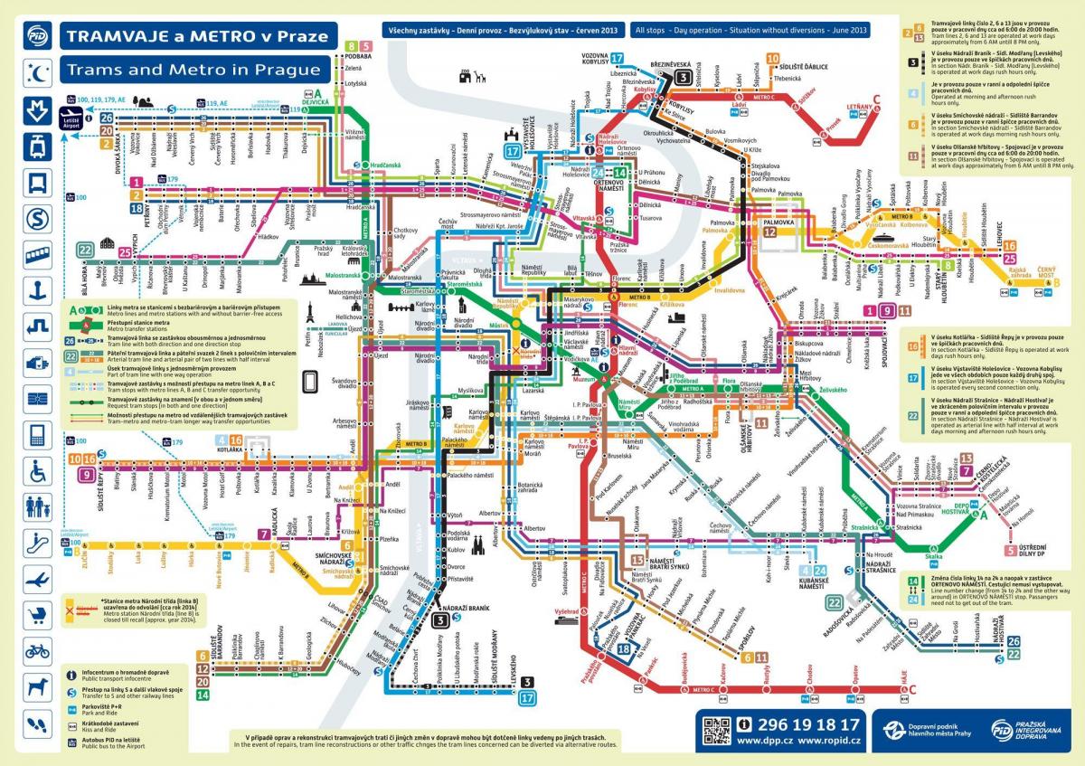 prague public transit map