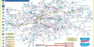 Praha bus map